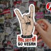 Hail Seitan Vegan Sticker