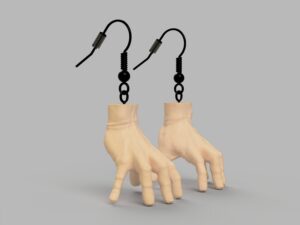 Wednesday Earrings | Thing Hand Earrings, Thing Earrings, Halloween Earrings, Spooky Earrings, Halloween Jewelry, Fun Earrings
