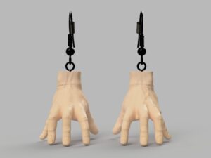 Wednesday Earrings | Thing Hand Earrings, Thing Earrings, Halloween Earrings, Spooky Earrings, Halloween Jewelry, Fun Earrings