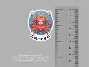 Cancer Zodiac Sticker