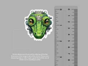 Mechanical Lizard Sticker