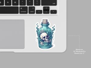 Poison Bottle Sticker