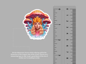 Fantasy Mushroom Sticker