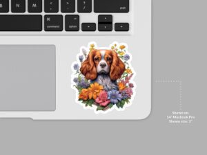 Cavalier King Charles Spaniel Dog Sticker