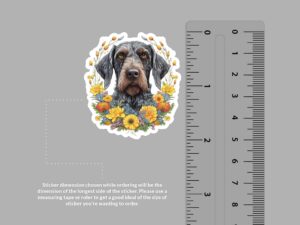 German Wirehaired Pointer Dog Sticker