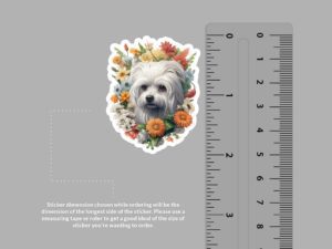Maltese Dog Sticker