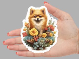 Pomeranian Dog Sticker