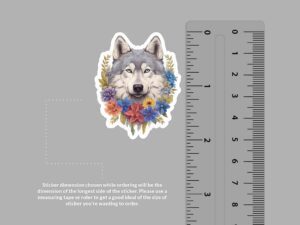 Siberian Husky Dog Sticker
