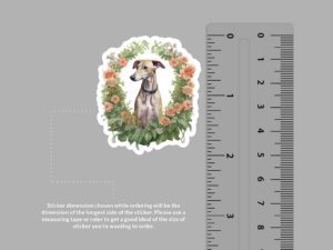 Whippet Dog Sticker