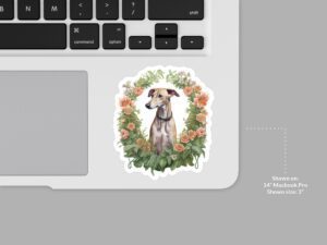 Whippet Dog Sticker
