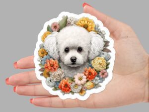 Bichon Frise Dog Sticker