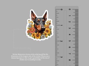 Doberman Pinscher Dog Sticker