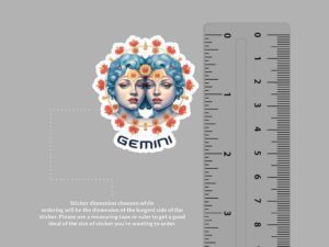Gemini Zodiac Sticker