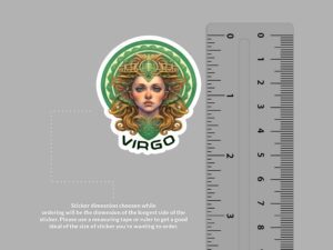 Virgo Zodiac Sticker