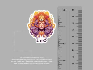 Leo Zodiac Sticker