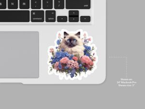 Birman Cat Sticker