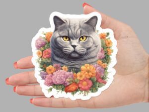 British Shorthair Cat Sticker