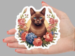 Burmese Cat Sticker