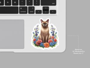 Burmese Cat Sticker