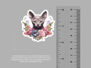 Devon Rex Cat Sticker