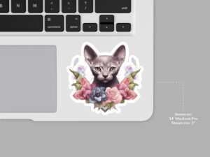Devon Rex Cat Sticker