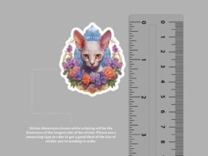 Devon Rex Cat Sticker