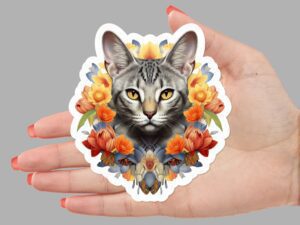 Egyptian Mau Cat Sticker