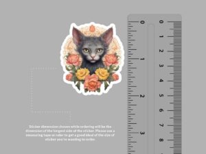 Lykoi Cat Sticker