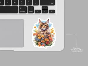 Maine Coon Cat Sticker