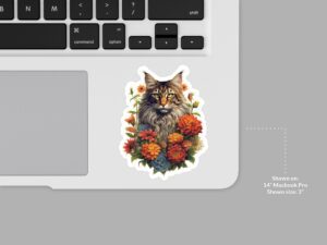 Maine Coon Cat Sticker