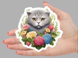 Scottish Fold Cat Sticker