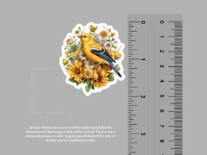 American Goldfinch Bird Sticker