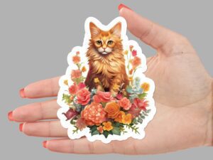 Somali Cat Sticker