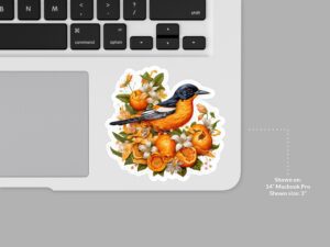 Baltimore Oriole Bird Sticker