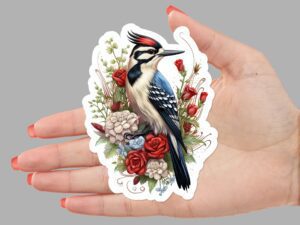Downy Woodpecker Bird Sticker