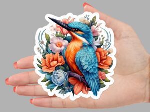 Kingfisher Bird Sticker