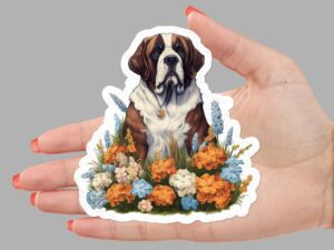 St Bernard Dog Sticker