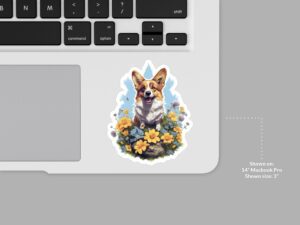 Corgi Dog Sticker