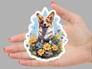 Corgi Dog Sticker