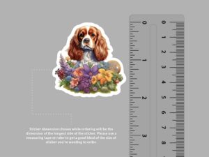 Cavalier King Charles Spaniel Dog Sticker