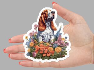 Basset Hound Dog Sticker