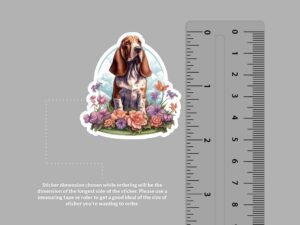 Basset Hound Dog Sticker