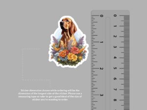 Bloodhound Dog Sticker