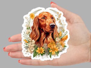 Irish Setter Dog Sticker
