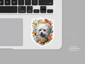 Maltese Dog Sticker