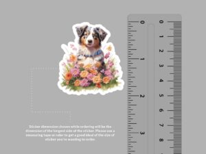 Miniature American Shepherd Dog Sticker