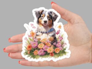 Miniature American Shepherd Dog Sticker