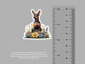 Miniature Pinscher Dog Sticker