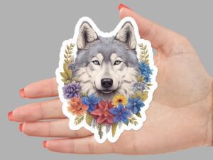 Siberian Husky Dog Sticker