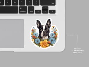 Boston Terrier Dog Sticker